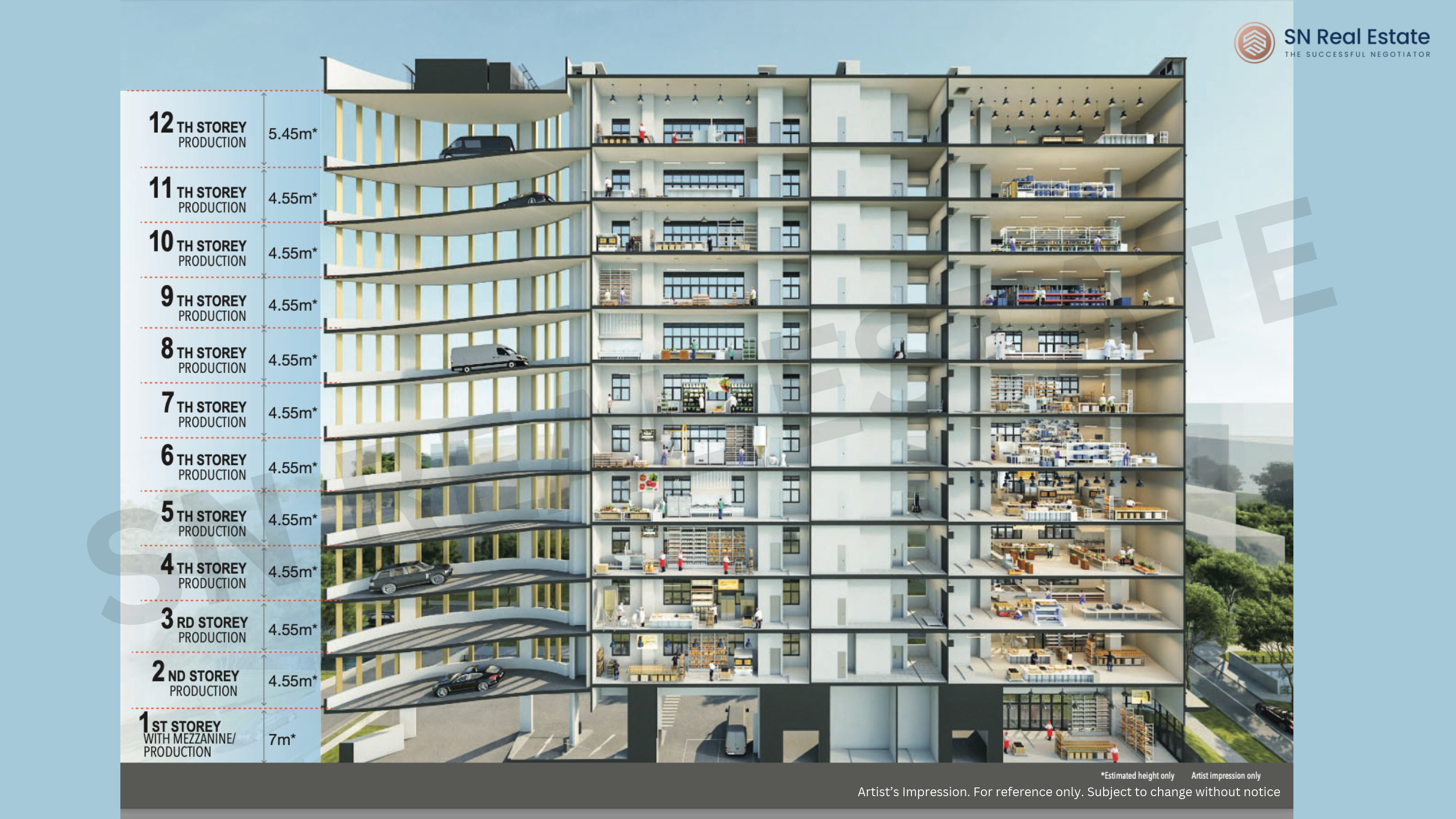 Foodpoint @ Taiseng Building Cross Section Freehold B1 Food Factory Near Tai Seng MRT